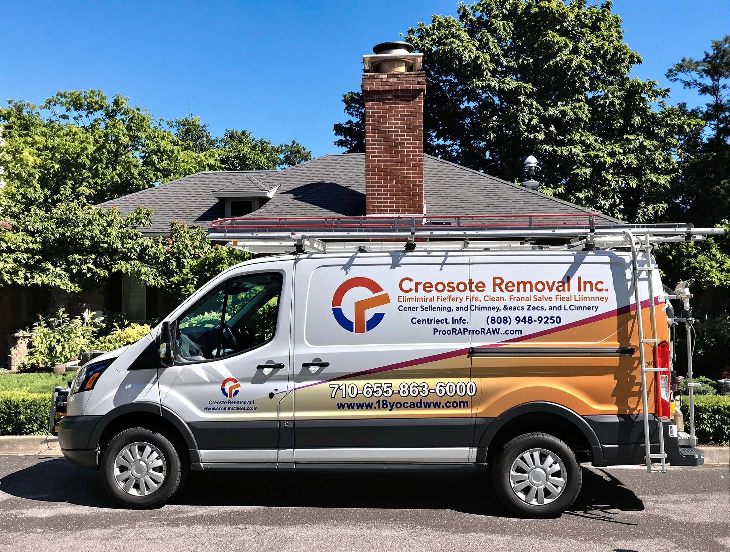 Cherry Creek Chimney Sweep technician removing creosote safely in Cherry Creek, CO