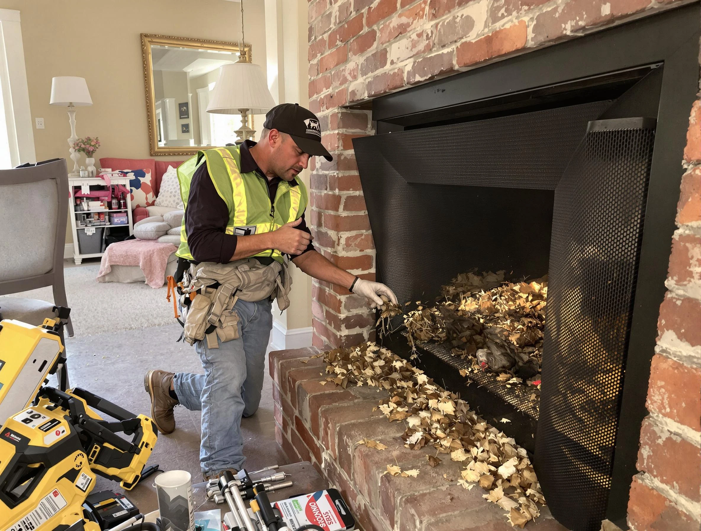 Safe screening installation by Cherry Creek Chimney Sweep in Cherry Creek, CO